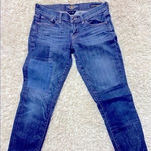 LUCKY 🍀CHARLIE SKINNY WITH PATCHWORK!  AWESOME!  Vintage style